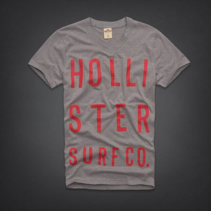 T-shirt Hollister Homme Gris